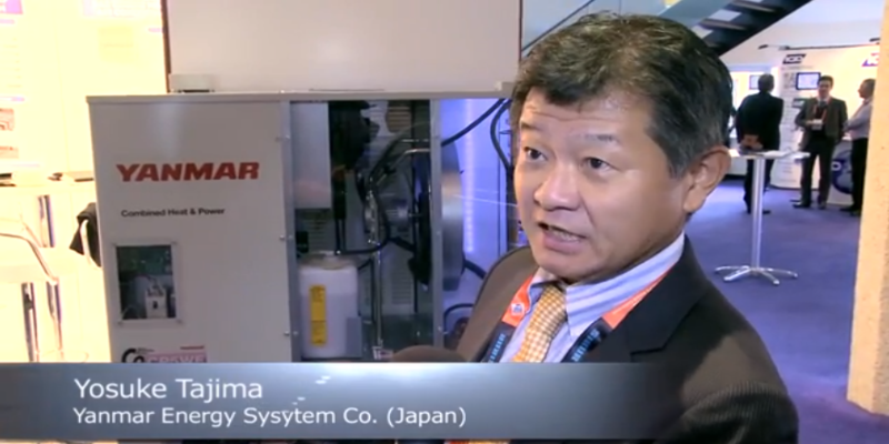 Interview with Yosuke Tajima of Yanmar Energy Systems Co. at the World LP Gas Forum 2013